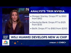 Report: Huawei develops new AI chip